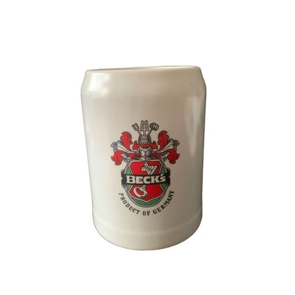 Pre Owned Beck’s Beer Stein Mug Made in Germany Cheers To Quality - Picture 1 of 10